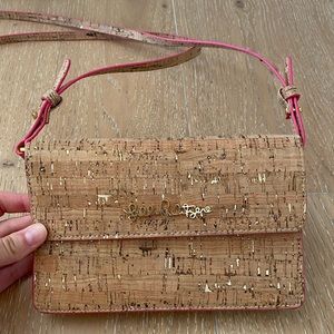 Lilly Pulitzer cork crossbody purse